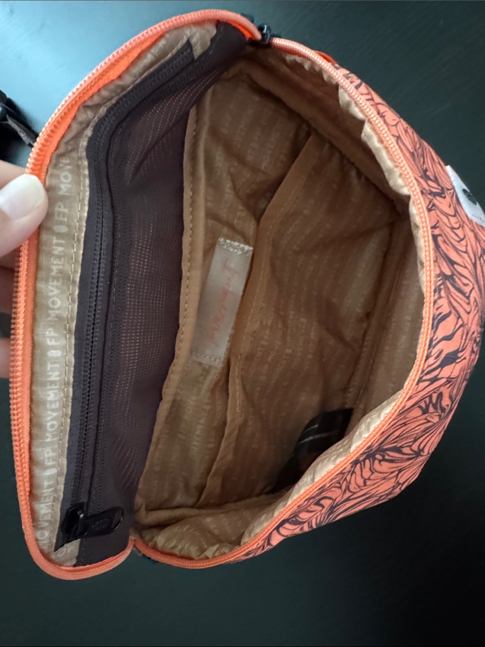 Free People Movement The Happy Camper Sling Bag Coral Floral Fanny Pack - NEW - Picture 6 of 10